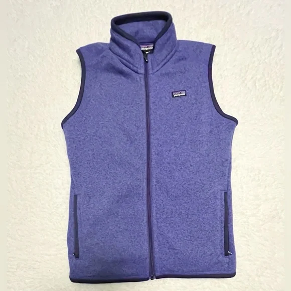 Patagonia Medium Better Full Zip Sweater Vest in Purple - Picture 2 of 5